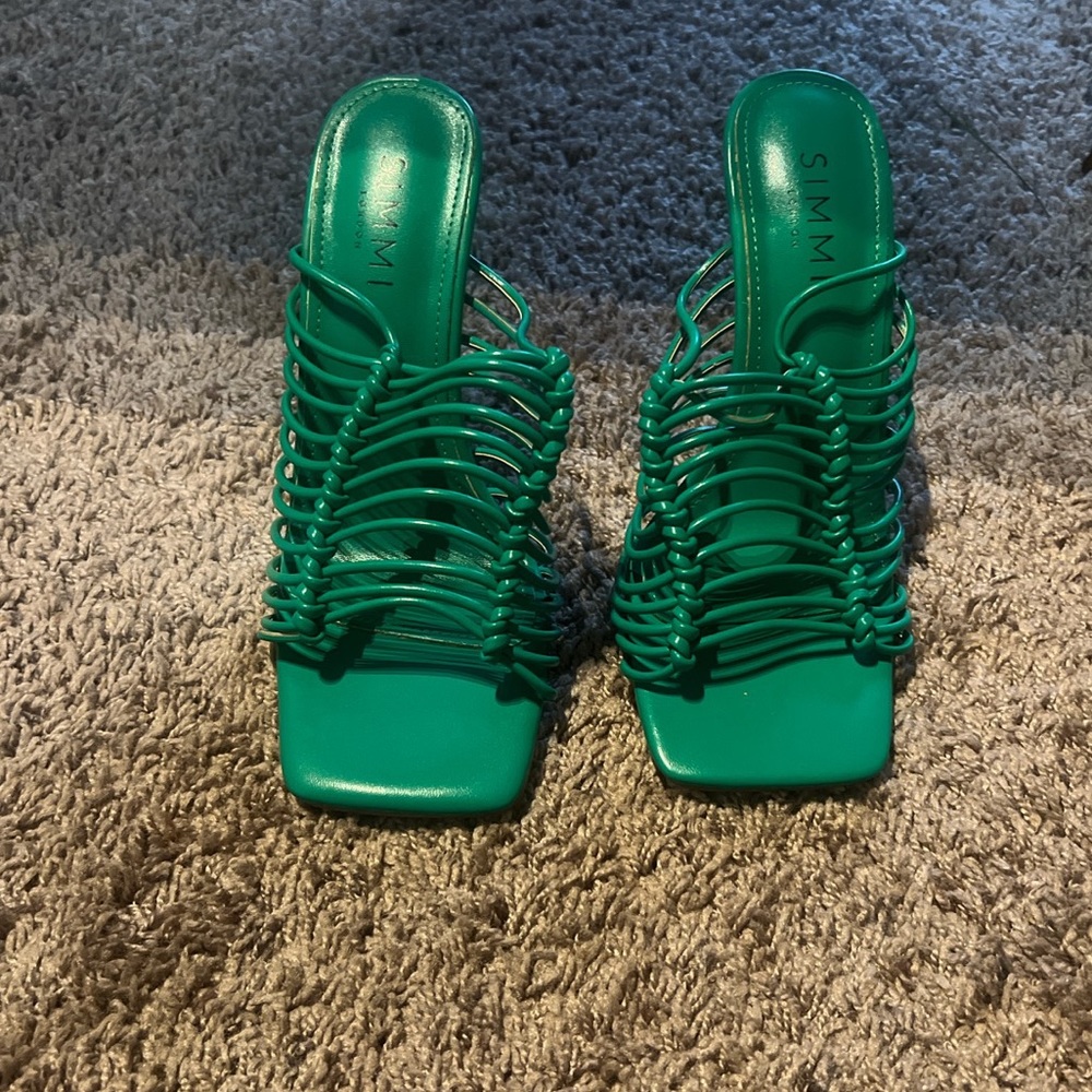 Green Simmi Sandals